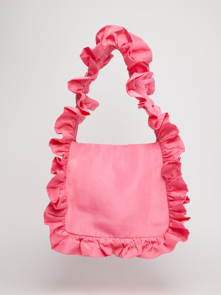 Deep Pink Original Ruffle Bag image 1