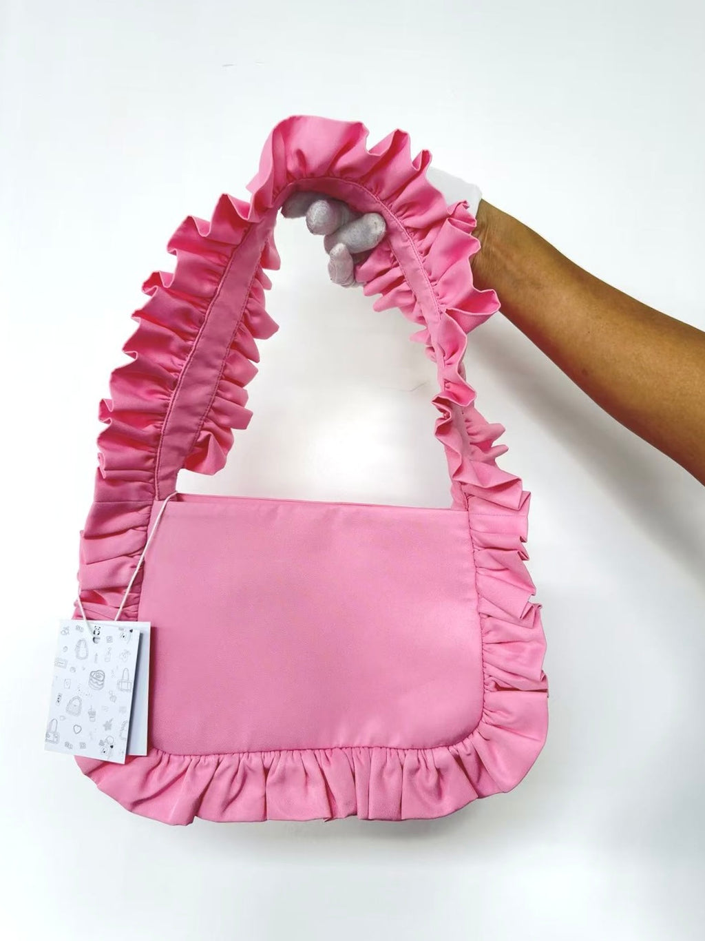 Baby Pink Baguette Bag image 2