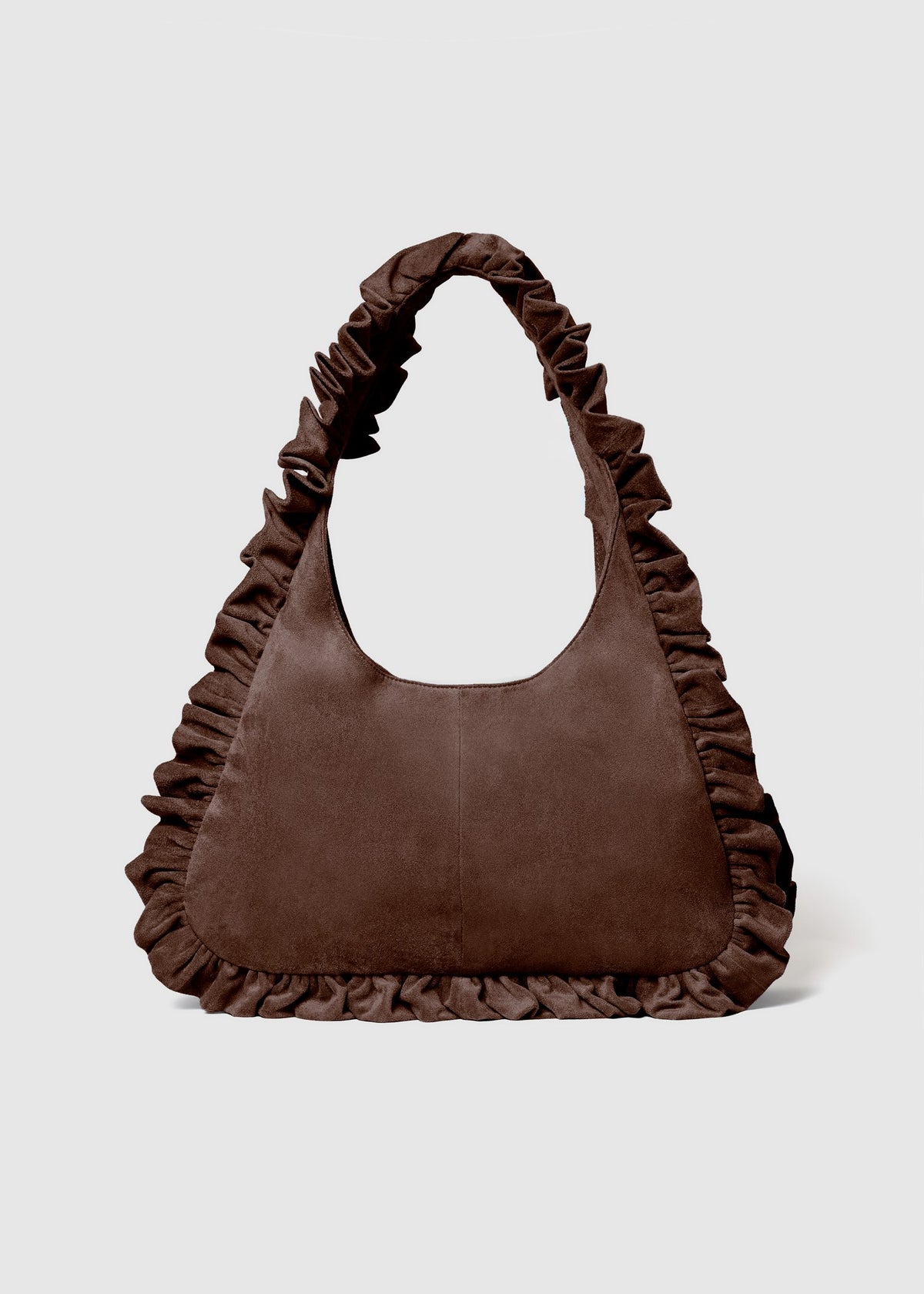 Suede Hobo - Chocolate