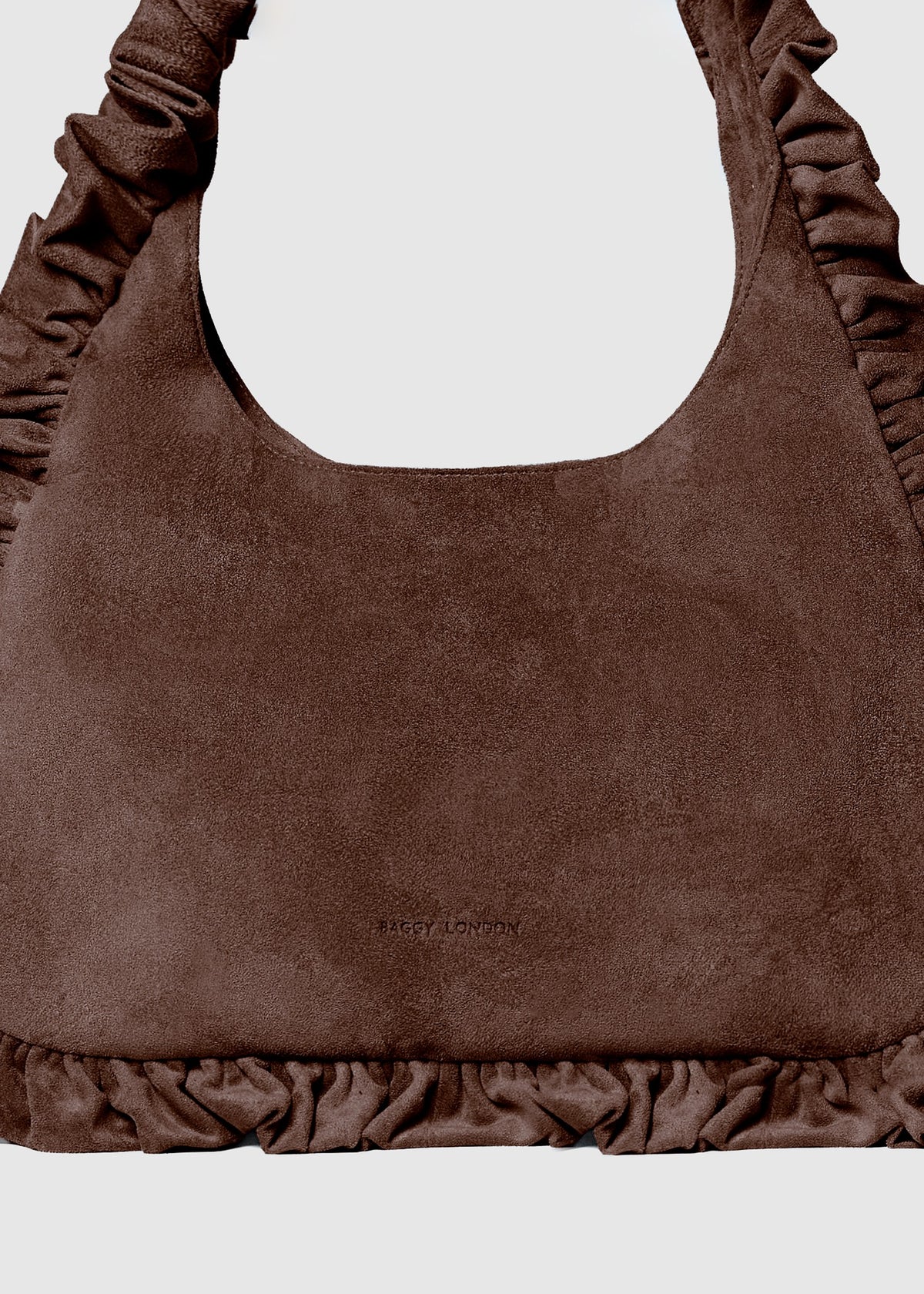 Suede Hobo - Chocolate